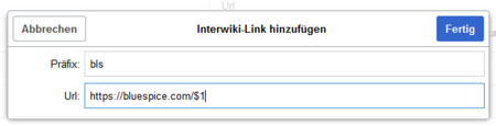 Interwiki-Link erstellen