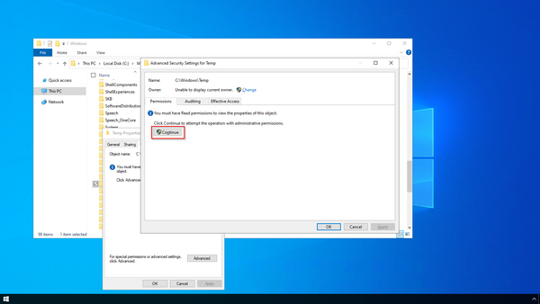 Windows file permissions 04