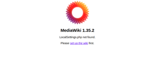 MediaWiki 1.35 setup screen php error