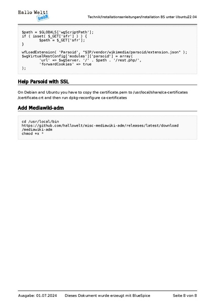 Datei:Technik Installationsanleitungen Installation BS unter Ubuntu22.04.pdf